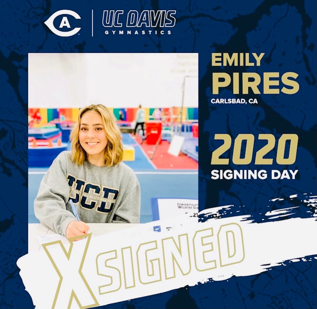 Emily Pires — UC Davis 2020 signing day